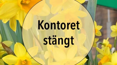 Kontoret stängt 17/4