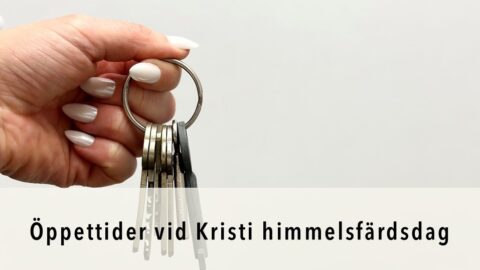 Öppettider vid Kristi himmelsfärdsdag