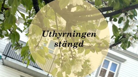 Uthyrningen stängd